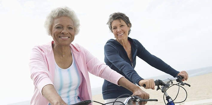 Amigas com bike